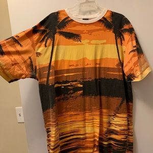 Unique sunset T-shirt vintage